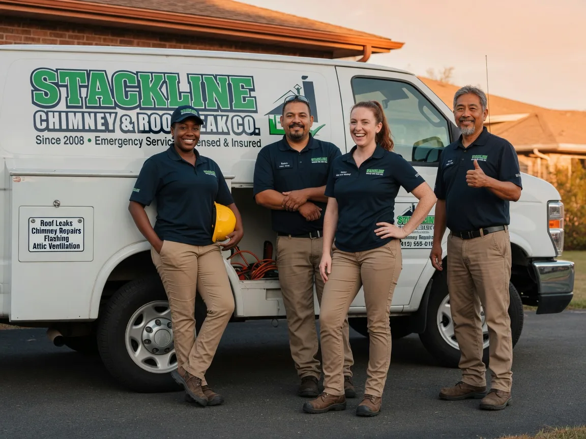 Chimney flashing repair company in Harristown, IL